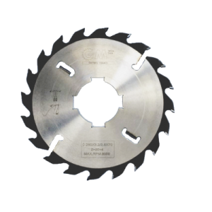 Thin-kerf Multi-Rip Saw Blades With Rakers